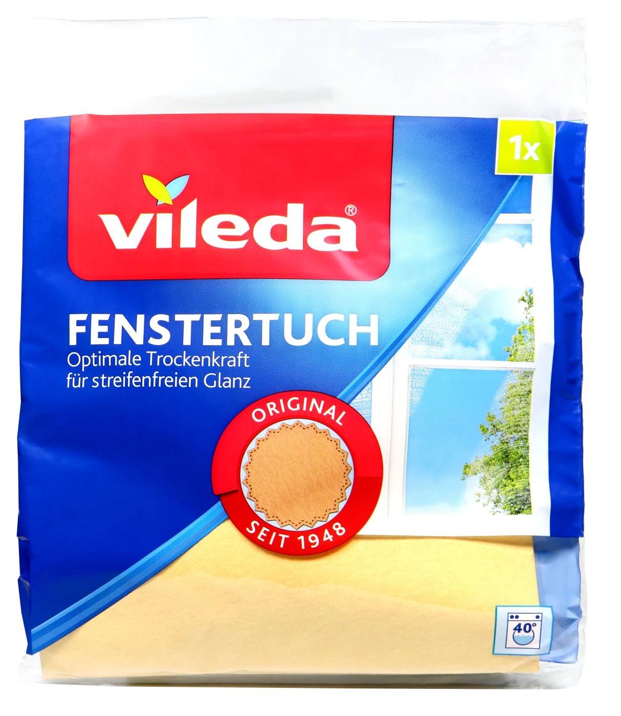 Vileda Fenstertuch - 39 X 36 Cm 3 Vileda Fenstertuch - 39 X 36 Cm
