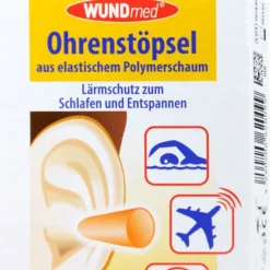 Ohrenstöpsel Polymerschaum - 4 Stück