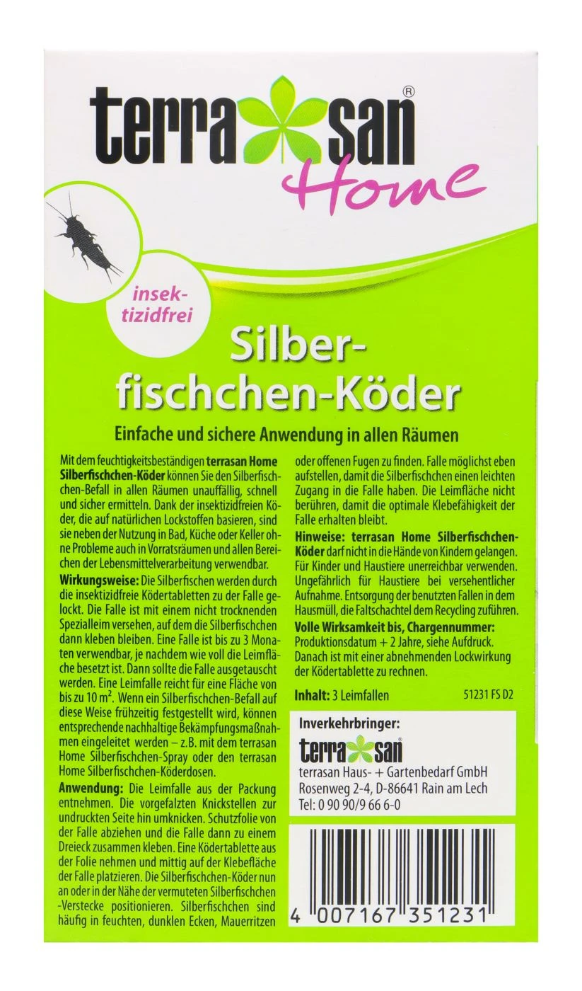 Terrasan Silberfischchen Köder - 2 Stück 4 Terrasan Silberfischchen Köder - 2 Stück – Bild 2